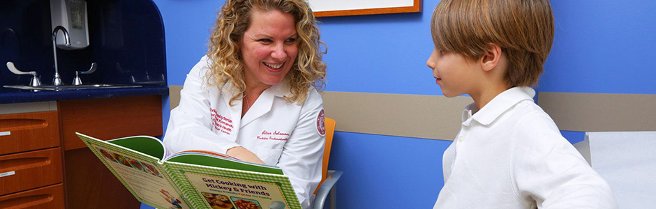 Dr. Aliza Solomon from Weill Cornell Medicine interacts with a patient.